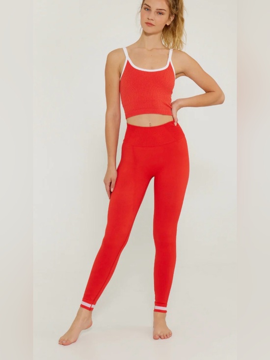 Cream Yoga Pants - Cream Yoga Elly Seamless Legging